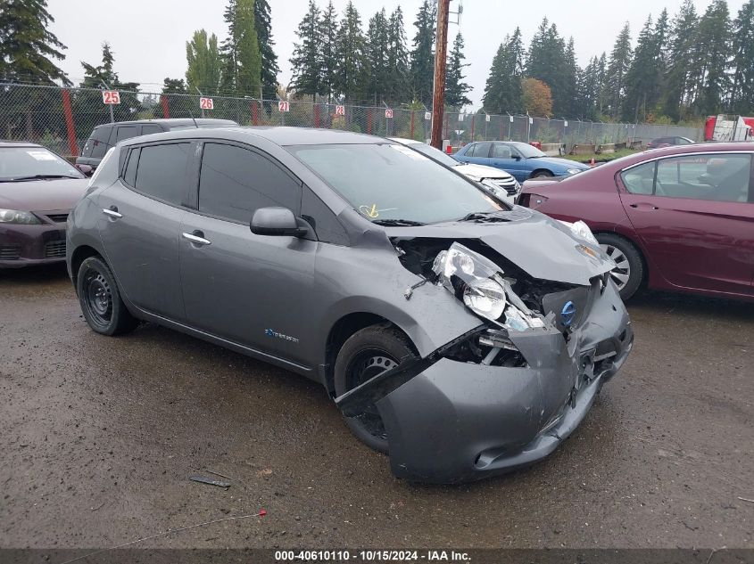 2015 Nissan Leaf S VIN: 1N4AZ0CPXFC326162 Lot: 40610110