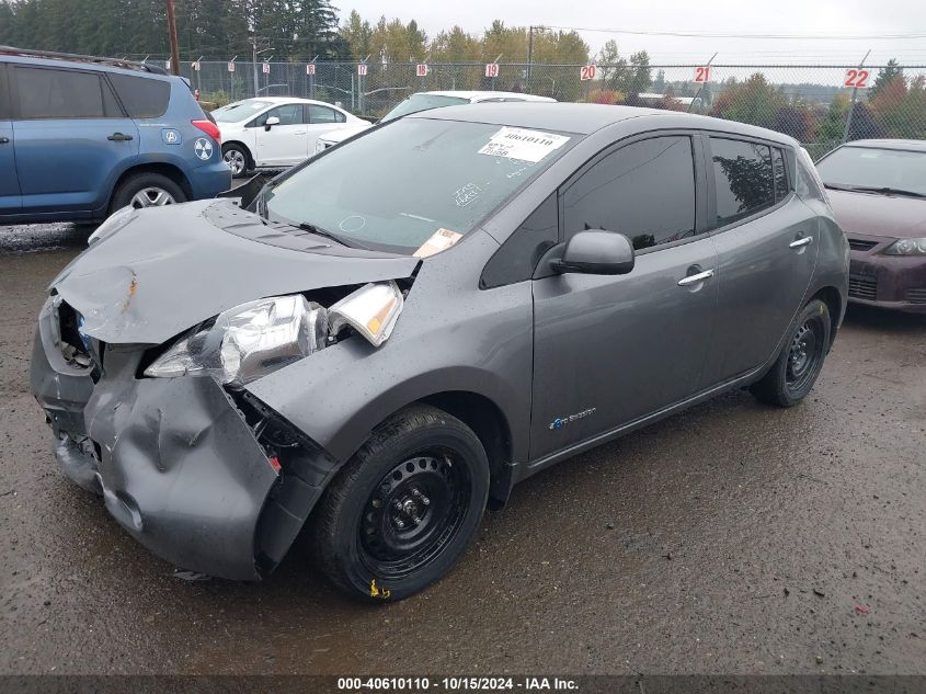 2015 Nissan Leaf S VIN: 1N4AZ0CPXFC326162 Lot: 40610110