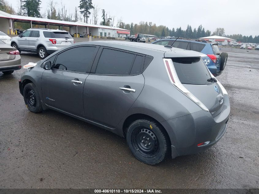 2015 Nissan Leaf S VIN: 1N4AZ0CPXFC326162 Lot: 40610110