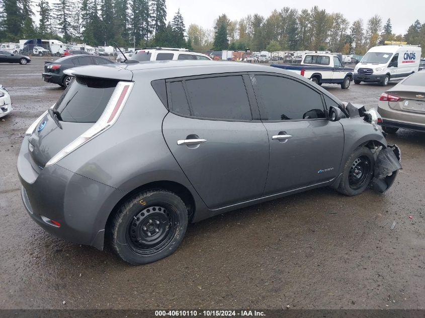 2015 Nissan Leaf S VIN: 1N4AZ0CPXFC326162 Lot: 40610110