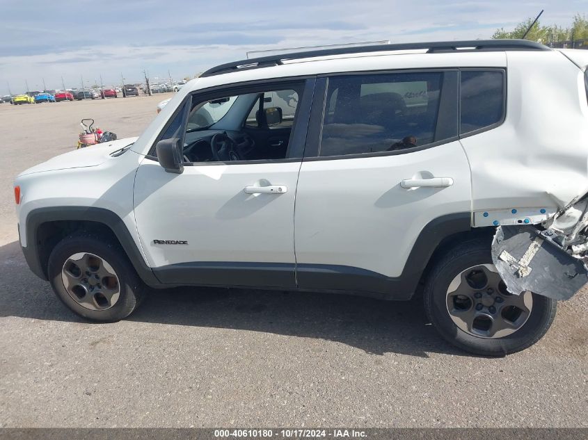 2017 Jeep Renegade Sport 4X4 VIN: ZACCJBAB5HPG46226 Lot: 40610180