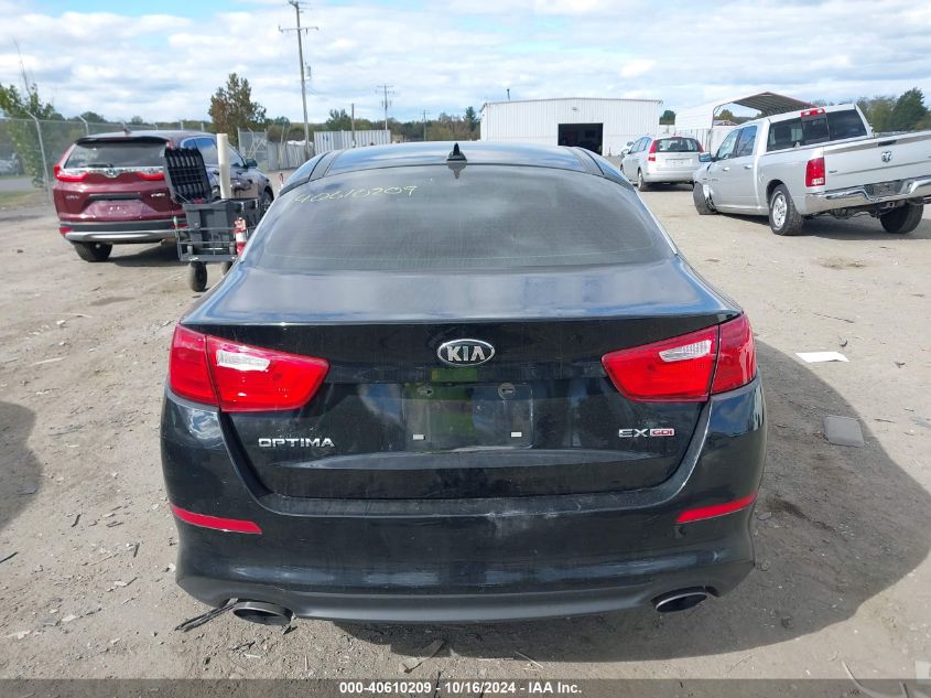 2014 Kia Optima Ex VIN: 5XXGN4A77EG346801 Lot: 40610209