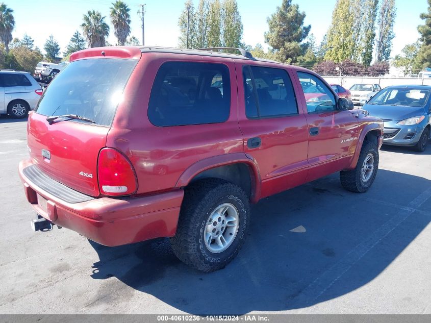 1999 Dodge Durango VIN: 1B4HS28Z3XF550258 Lot: 40610236