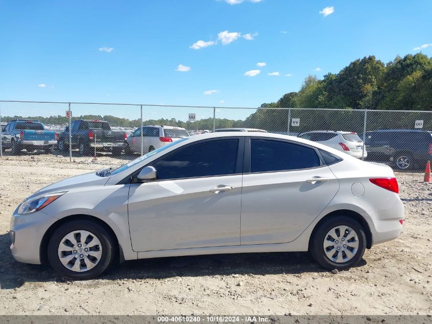 2016 Hyundai Accent Se VIN: KMHCT4AE1GU972789 Lot: 40610240