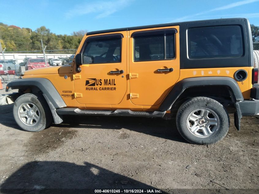 2013 Jeep Wrangler Unlimited Sport Rhd VIN: 1C4BJWKG0DL507391 Lot: 40610245