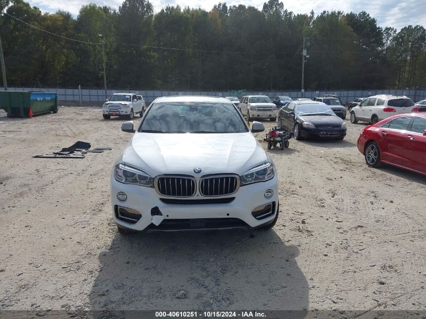 2018 BMW X6 xDrive35I VIN: 5UXKU2C59J0X48357 Lot: 40610251