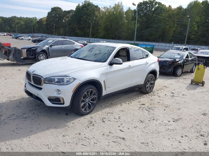 2018 BMW X6 xDrive35I VIN: 5UXKU2C59J0X48357 Lot: 40610251