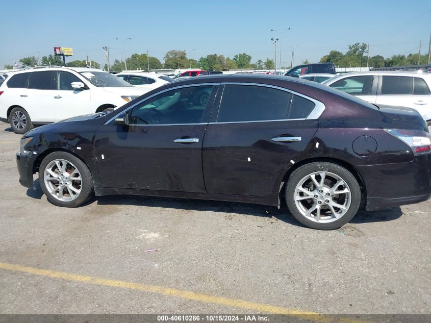 2014 Nissan Maxima 3.5 Sv VIN: 1N4AA5AP7EC905681 Lot: 40610286