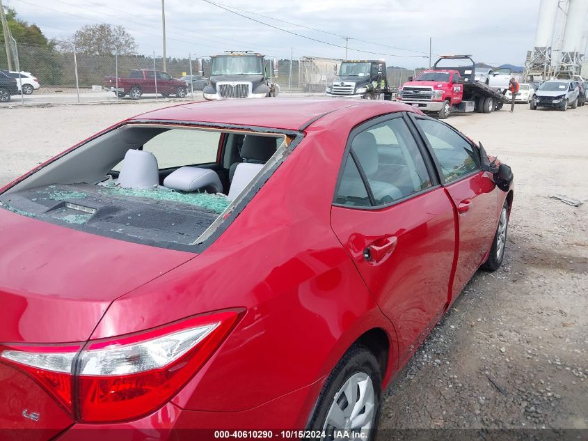 2015 Toyota Corolla Le VIN: 2T1BURHE3FC311888 Lot: 40610290