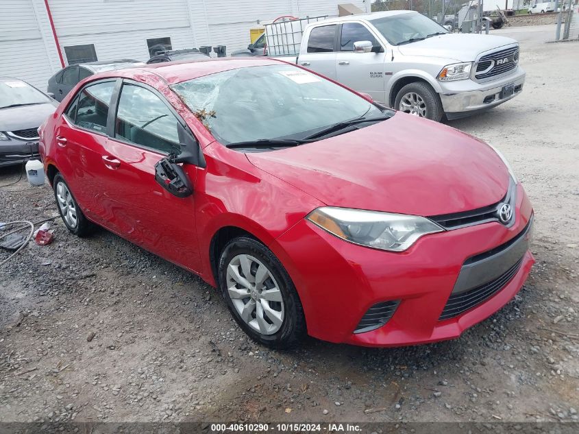 2015 Toyota Corolla Le VIN: 2T1BURHE3FC311888 Lot: 40610290