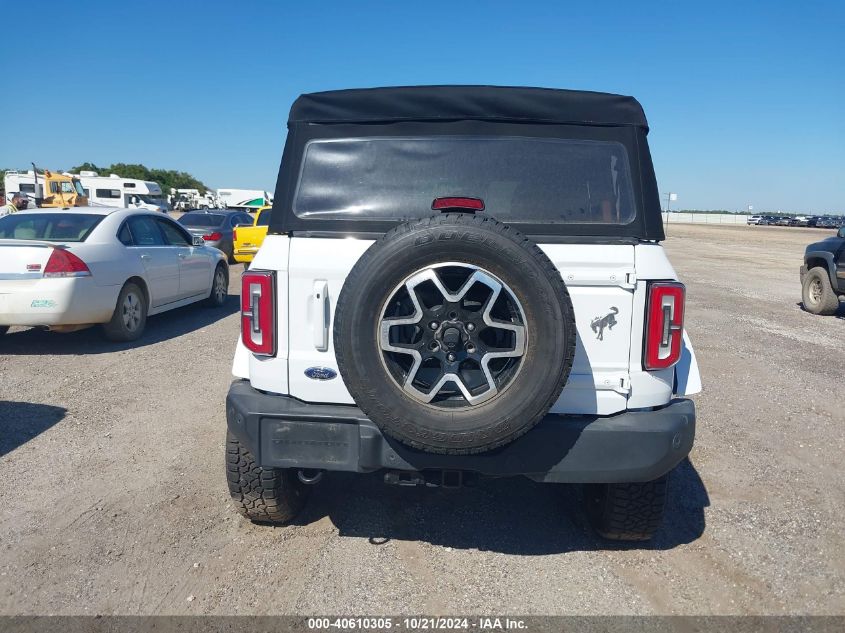 2022 Ford Bronco Big Bend/Black Diamond/Ou VIN: 1FMDE5BH8NLA99137 Lot: 40610305