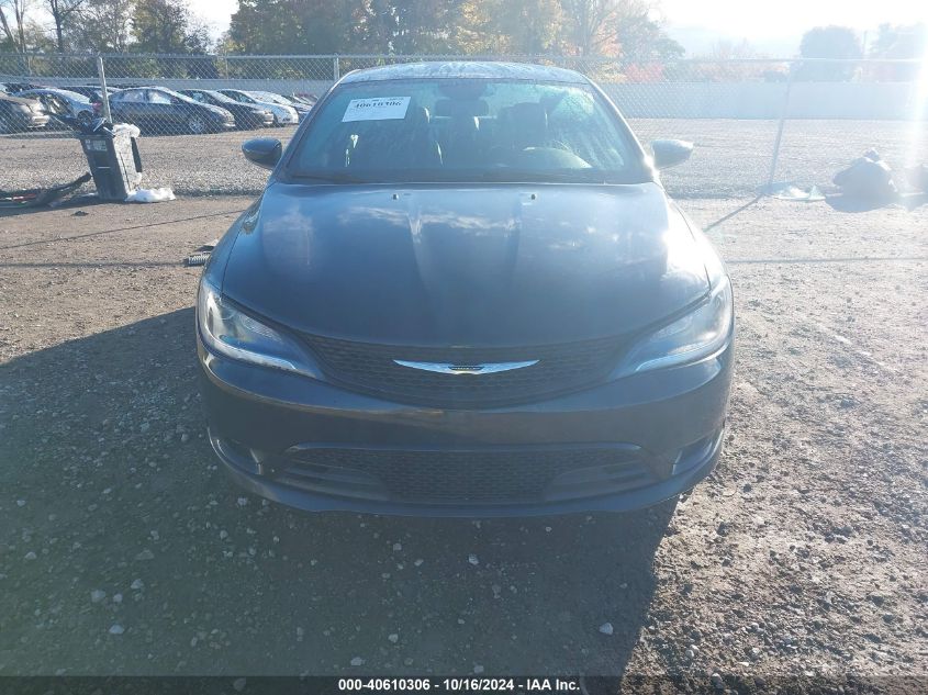 2015 Chrysler 200 S VIN: 1C3CCCBB6FN753813 Lot: 40610306