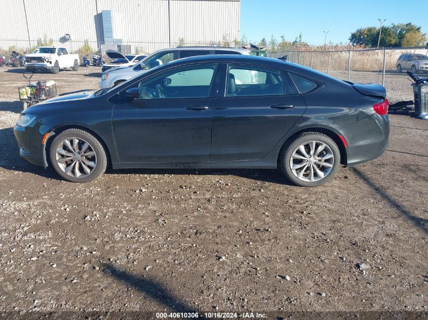 2015 Chrysler 200 S VIN: 1C3CCCBB6FN753813 Lot: 40610306