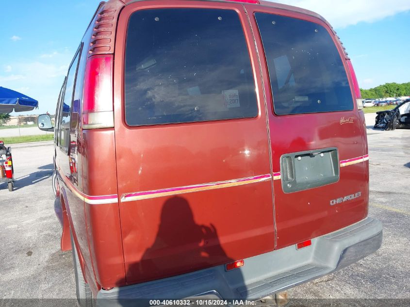 1998 Chevrolet Chevy Van G1500 VIN: 1GBFG15R9W1011377 Lot: 40610332