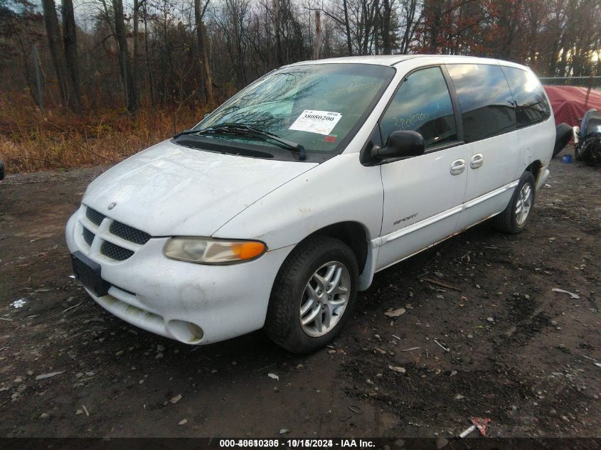 2000 Dodge Grand Caravan Se VIN: 1B4GP44RXYB790351 Lot: 40610335