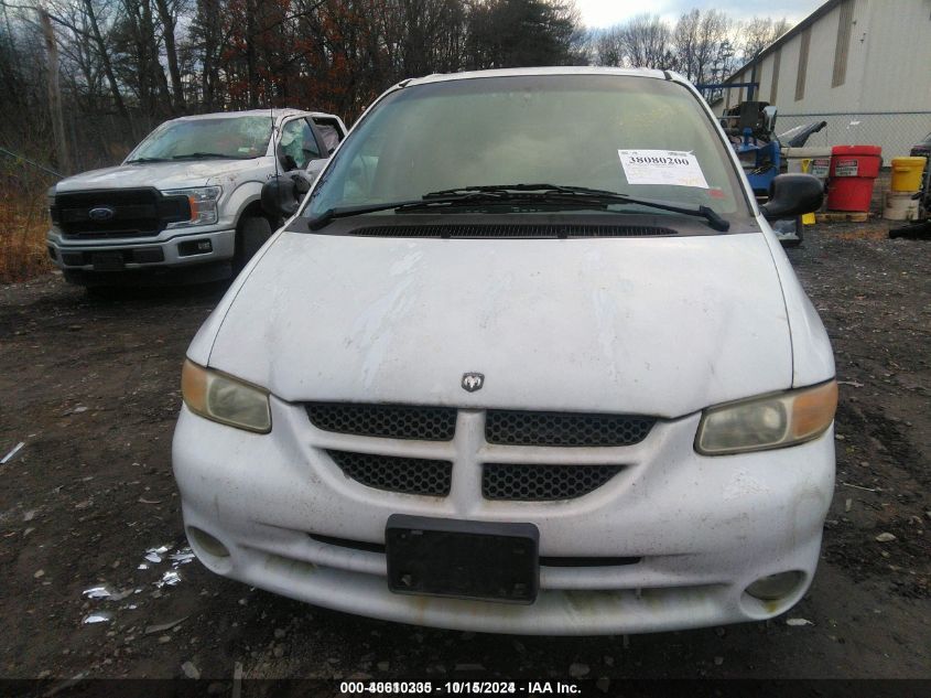 2000 Dodge Grand Caravan Se VIN: 1B4GP44RXYB790351 Lot: 40610335