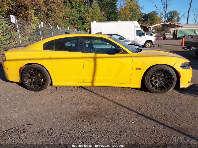 2018 Dodge Charger R/T Scat Pack Rwd VIN: 2C3CDXGJ9JH114086 Lot: 40610368