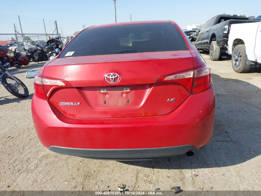 2017 Toyota Corolla Le VIN: 5YFBURHE6HP735164 Lot: 40610381