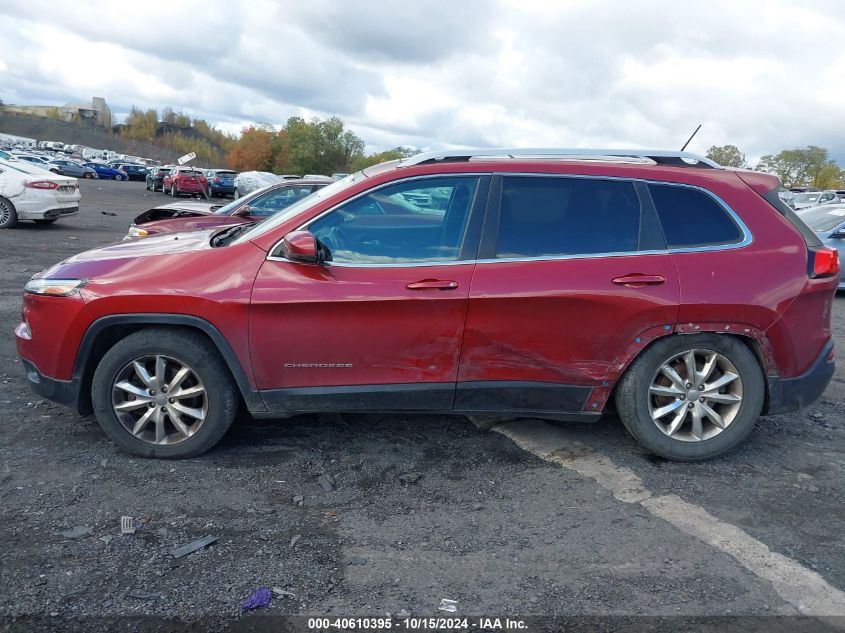 2015 Jeep Cherokee Limited VIN: 1C4PJMDS7FW586121 Lot: 40610395