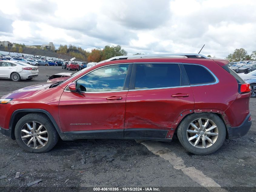 2015 Jeep Cherokee Limited VIN: 1C4PJMDS7FW586121 Lot: 40610395