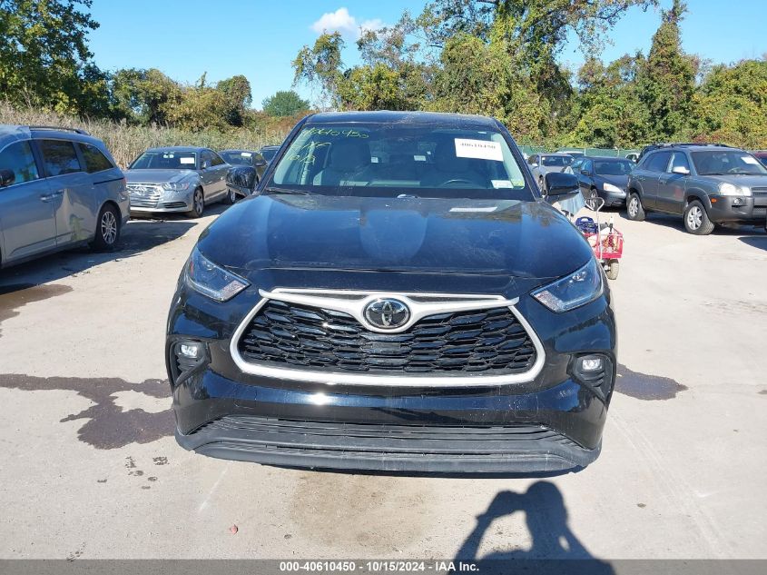 2021 Toyota Highlander Le VIN: 5TDBZRBH1MS529661 Lot: 40610450