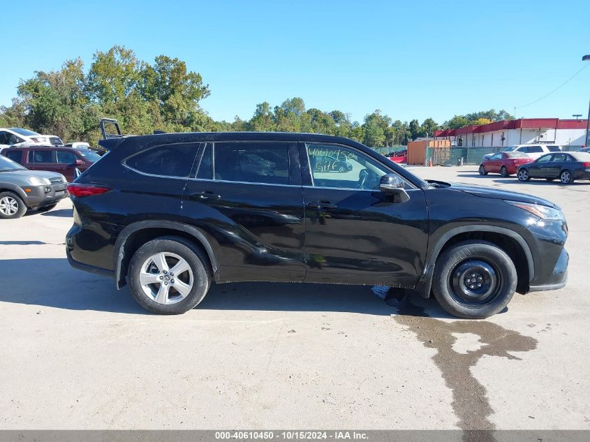 2021 Toyota Highlander Le VIN: 5TDBZRBH1MS529661 Lot: 40610450