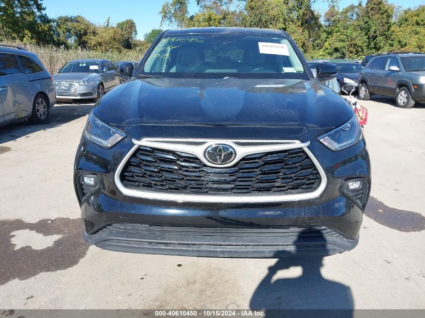 2021 Toyota Highlander Le VIN: 5TDBZRBH1MS529661 Lot: 40610450