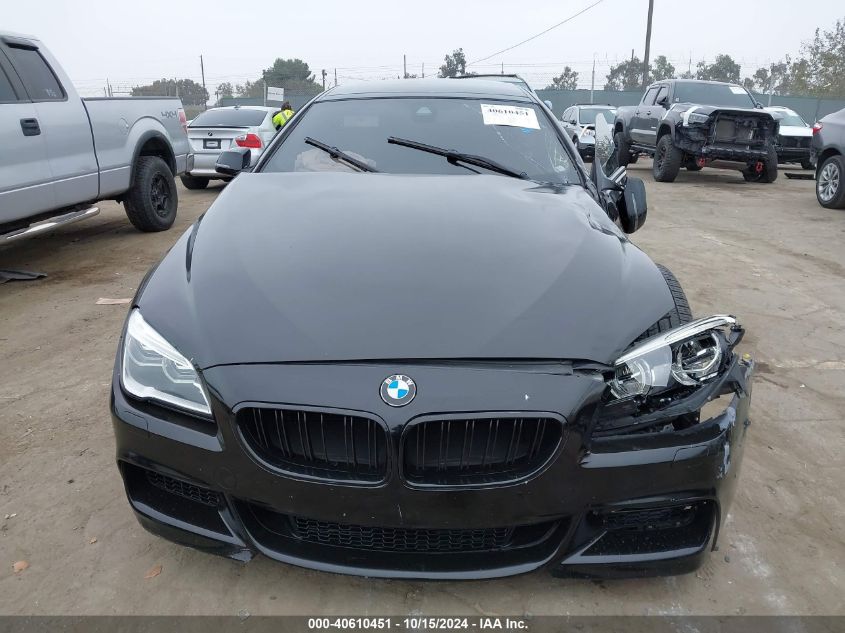 2017 BMW 650I Gran Coupe VIN: WBA6D4C59HD977765 Lot: 40610451