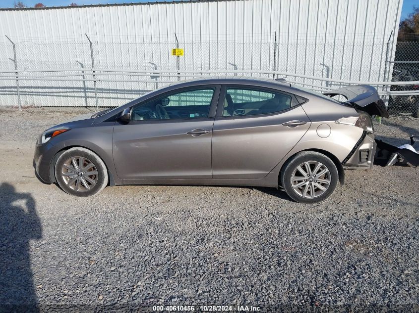 2016 Hyundai Elantra Se VIN: 5NPDH4AE9GH670624 Lot: 40610456