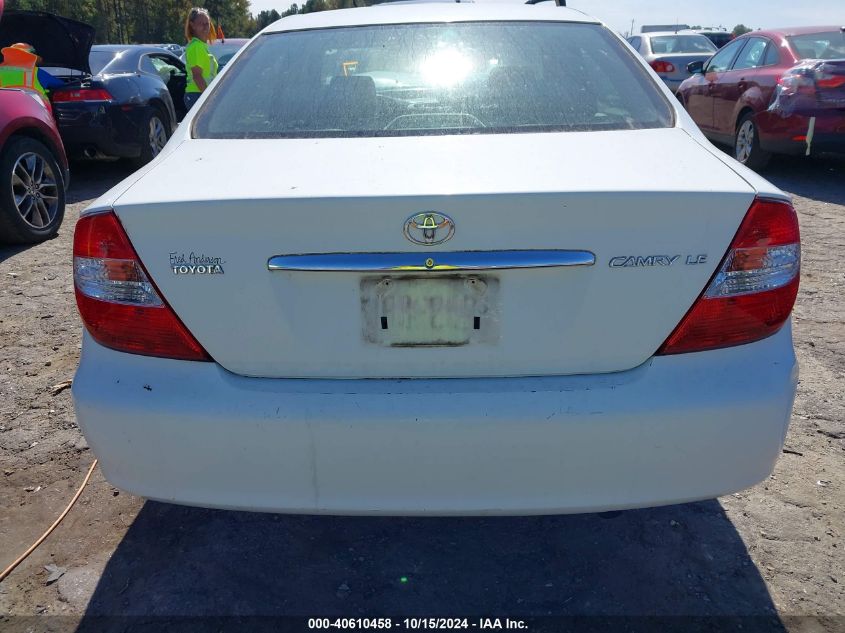 2003 Toyota Camry Le VIN: 4T1BE32KX3U149079 Lot: 40610458