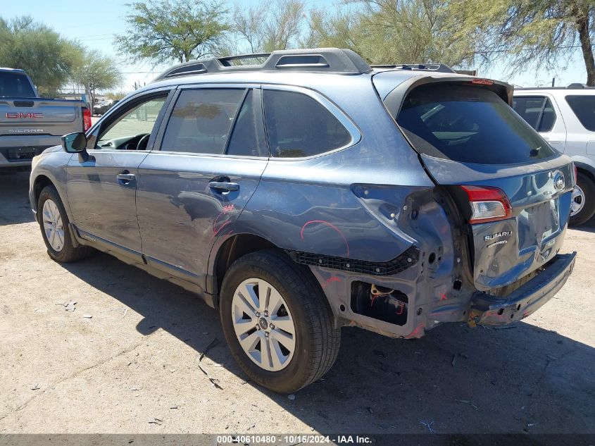 2015 Subaru Outback 2.5I Premium VIN: 4S4BSACC3F3239351 Lot: 40610480