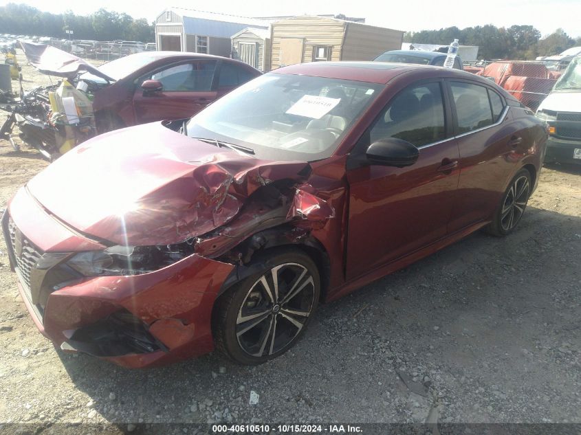 2021 Nissan Sentra Sr Xtronic Cvt VIN: 3N1AB8DV6MY302345 Lot: 40610510