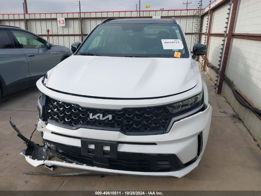 2022 Kia Sorento Sx VIN: 5XYRK4LF2NG111417 Lot: 40610511