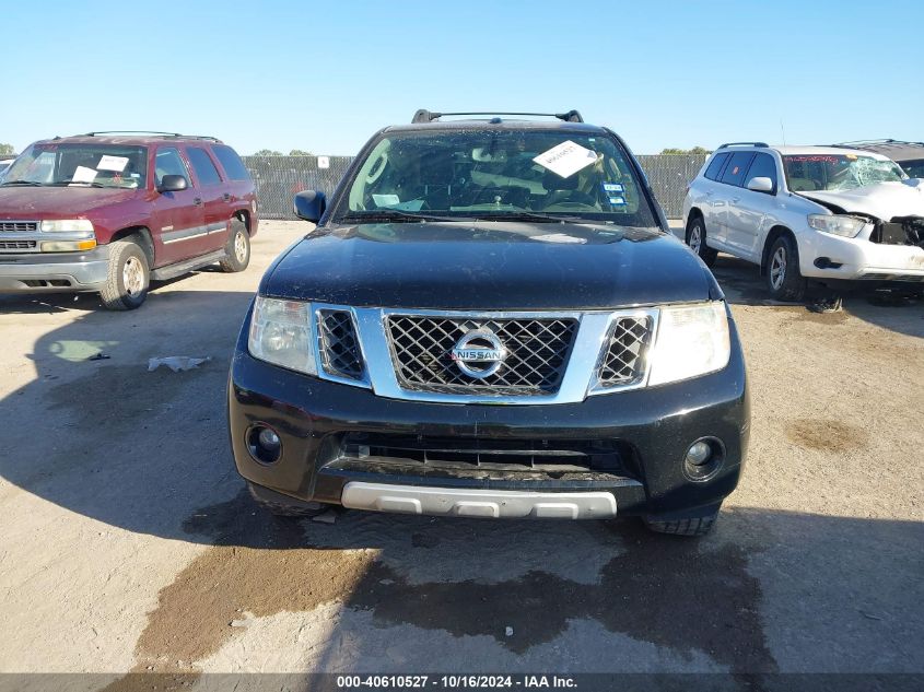 2010 Nissan Pathfinder Le VIN: 5N1AR1NNXAC600184 Lot: 40610527