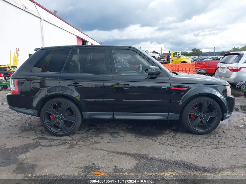 2012 Land Rover Range Rover Sport Hse VIN: SALSK2D40CA752414 Lot: 40610541