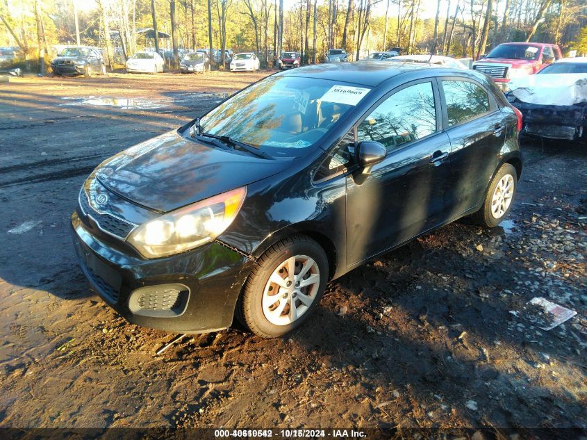 2013 Kia Rio Ex VIN: KNADN5A37D6113209 Lot: 40610542