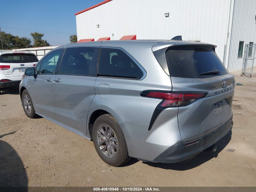 2021 Toyota Sienna Xle VIN: 5TDYRKEC1MS068981 Lot: 40610548