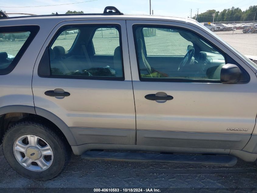 2001 Ford Escape Xlt VIN: 1FMYU03141KB98935 Lot: 40610583