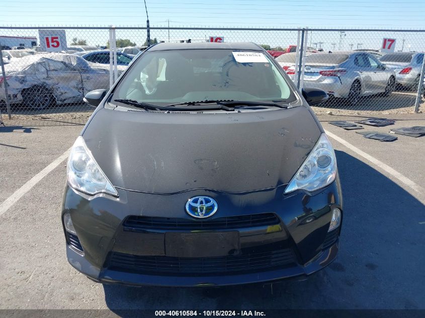 2014 Toyota Prius C Two VIN: JTDKDTB36E1559043 Lot: 40610584