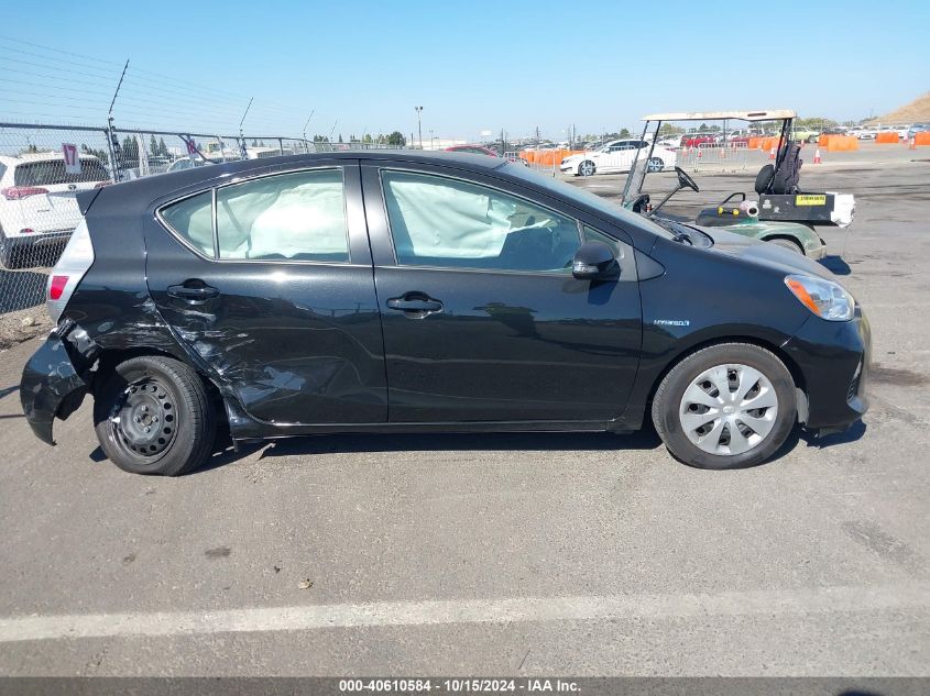 2014 Toyota Prius C Two VIN: JTDKDTB36E1559043 Lot: 40610584