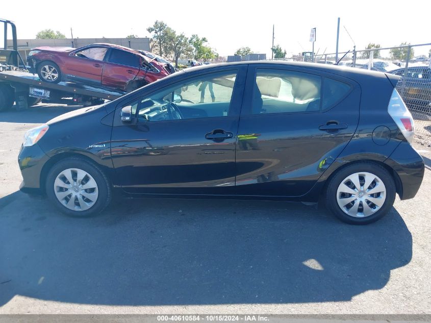 2014 Toyota Prius C Two VIN: JTDKDTB36E1559043 Lot: 40610584