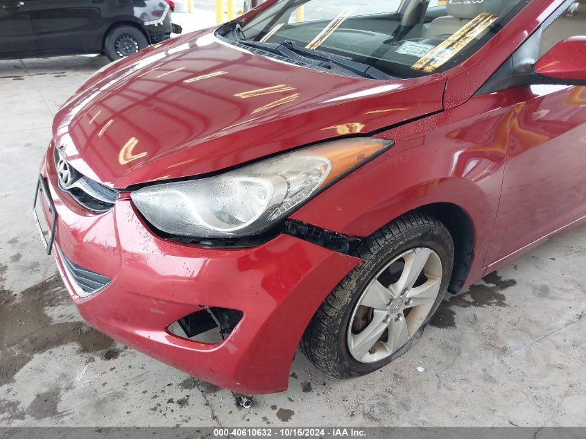 2013 Hyundai Elantra Gls VIN: KMHDH4AE6DU657262 Lot: 40610632