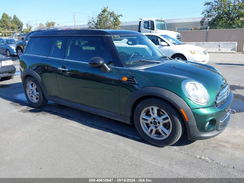 2012 Mini Cooper Clubman VIN: WMWZF3C50CT189036 Lot: 40610647