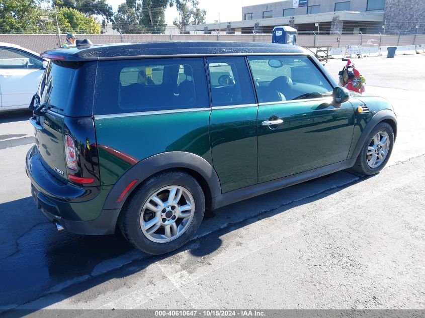 2012 Mini Cooper Clubman VIN: WMWZF3C50CT189036 Lot: 40610647