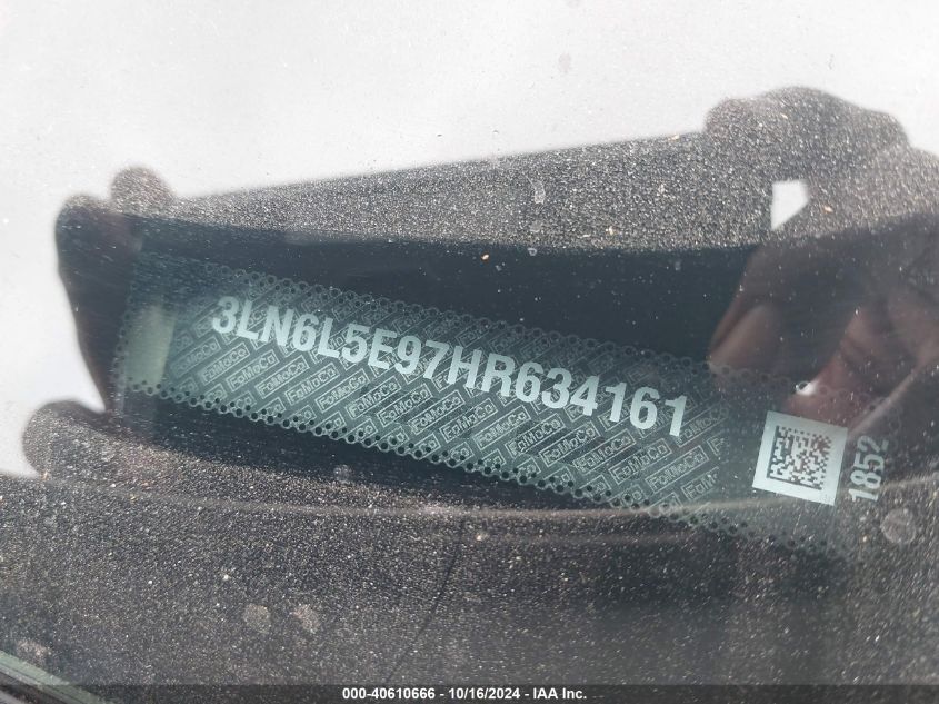 2017 Lincoln Mkz Reserve VIN: 3LN6L5E97HR634161 Lot: 40610666