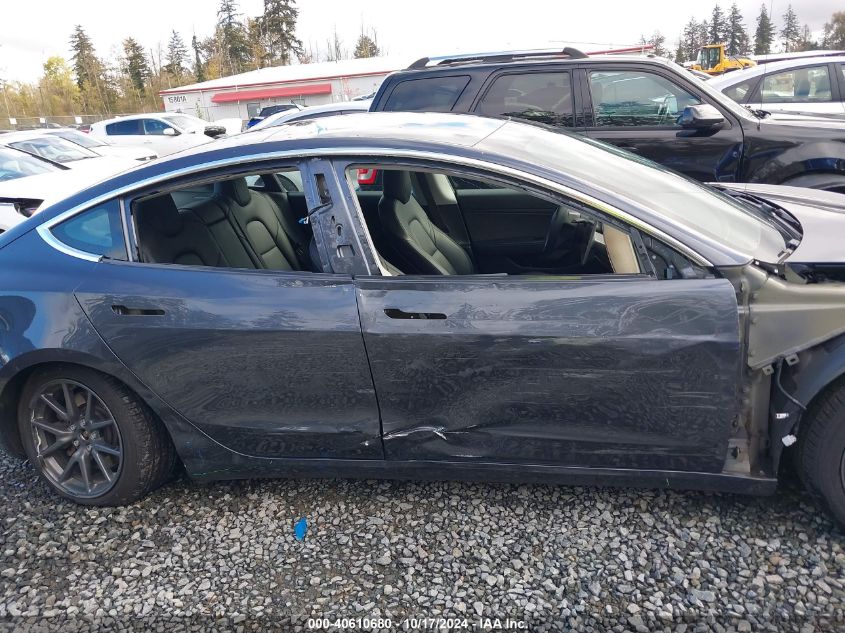 2019 Tesla Model 3 Long Range/Performance VIN: 5YJ3E1EB0KF386437 Lot: 40610680