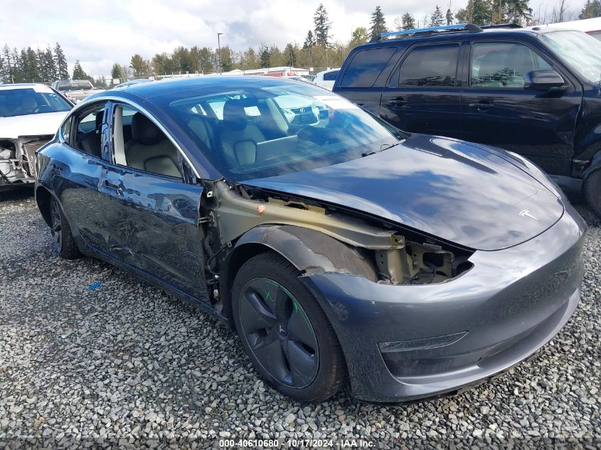 2019 Tesla Model 3 Long Range/Performance VIN: 5YJ3E1EB0KF386437 Lot: 40610680