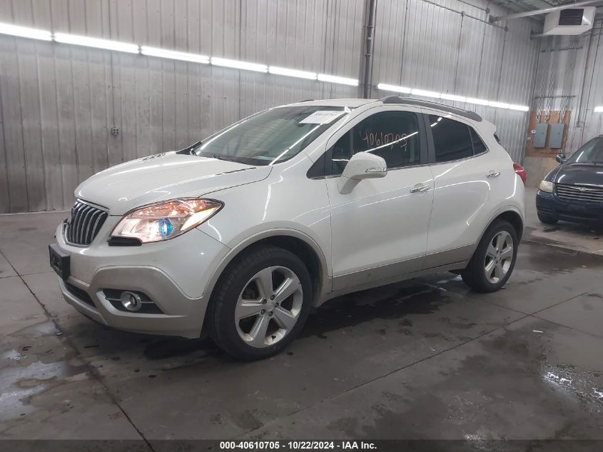 2015 Buick Encore Leather VIN: KL4CJGSB2FB055140 Lot: 40610705