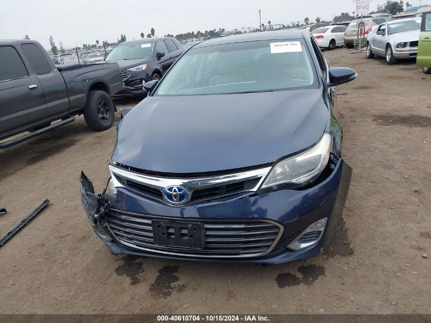 2014 Toyota Avalon Hybrid Xle Premium VIN: 4T1BD1EBXEU028316 Lot: 40610704