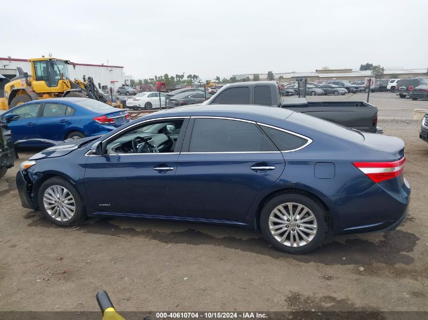 2014 Toyota Avalon Hybrid Xle Premium VIN: 4T1BD1EBXEU028316 Lot: 40610704